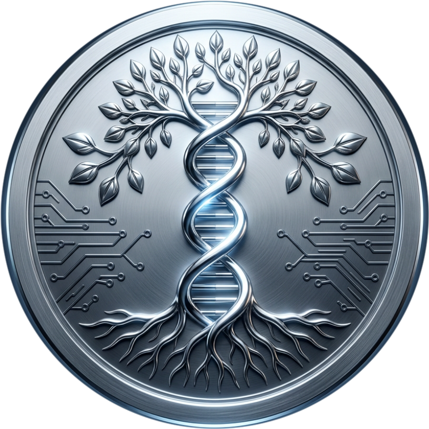 Polished silver medallion — Pro plan